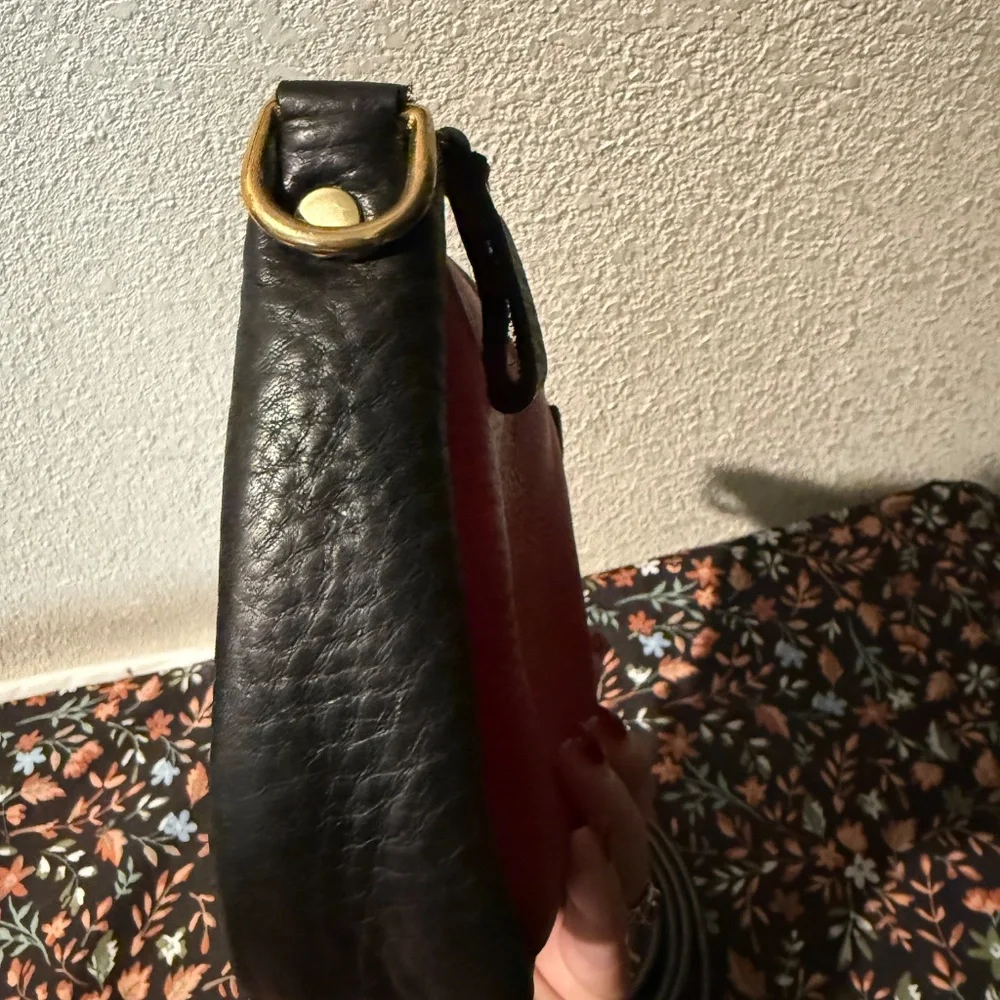 KMM Mini Leather Crossbody Pouch W/Strap OOAK - Picture 7 of 8